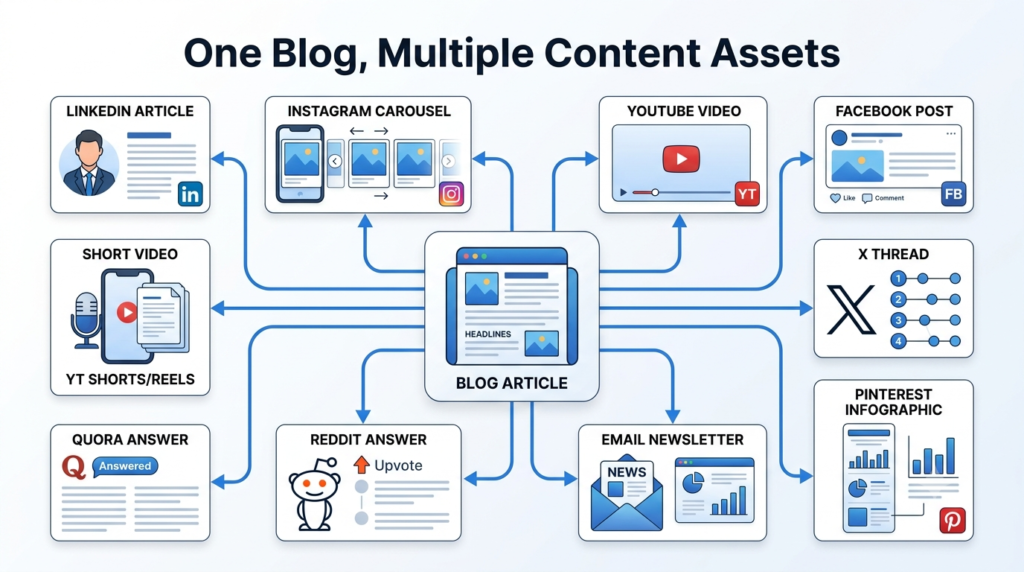 One Blog, Multiple Content Assets