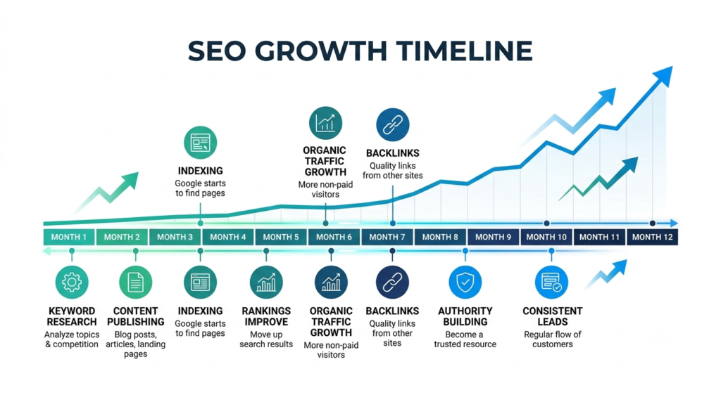 SEO Growth Timeline