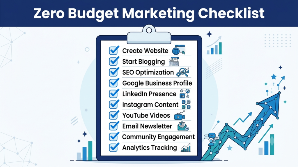Zero Budget Marketing Checklist